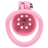 CockLock Cage courte Round Lock 4 x 3.5 cm Rose